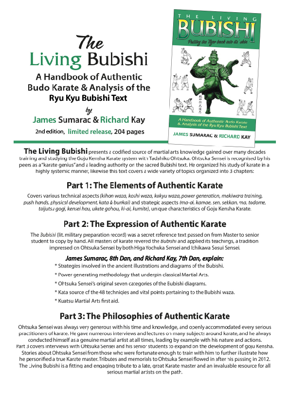 The Living Bubishi 2nd edition poster